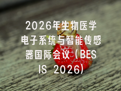 2026年生物医学电子系统与智能传感器国际会议（BESIS 2026）