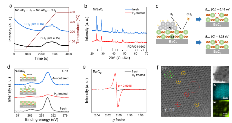 上海交大叶天南团队利用C2缺陷实现氮气水平吸附活化与高效合成氨