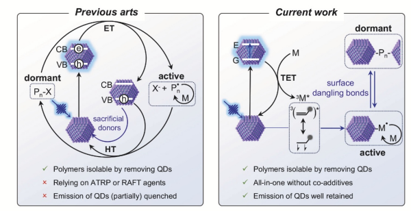 量子点光引发可控聚合研究取得进展