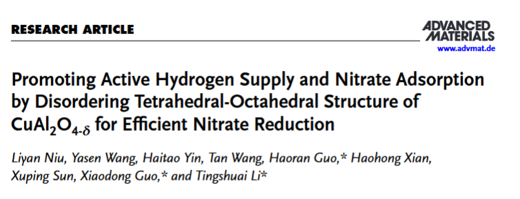 电子科技大学材料学院本科生在Advanced Materials上发表论文