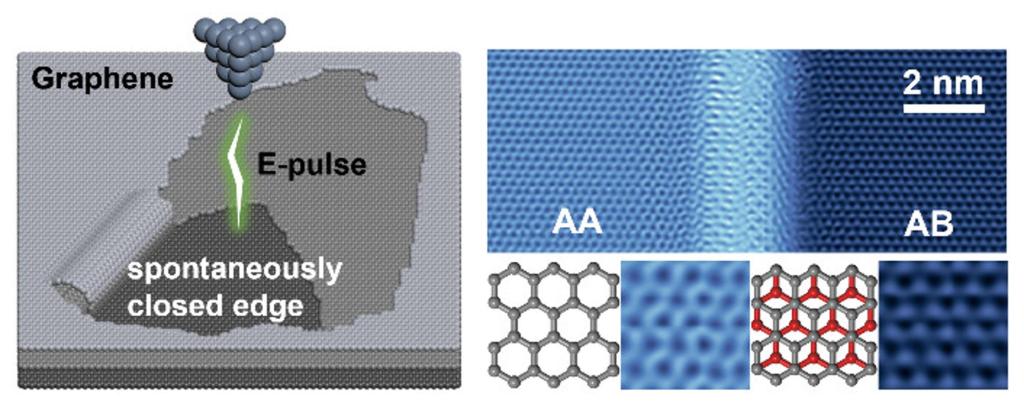 西安交大科研人员 发现极低温环境双层石墨烯撕裂边缘自发封闭的自缝合机制