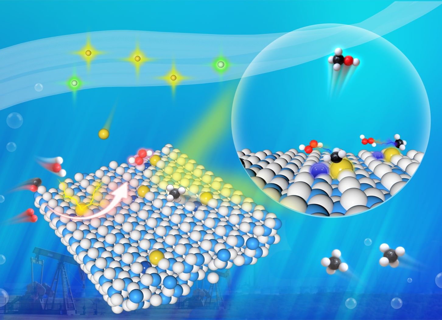 中国科大团队设计制备新型甲烷选择性氧化制甲醇催化剂