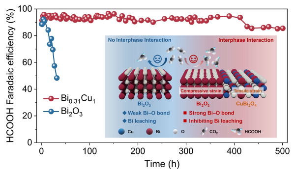 新策略实现稳定酸性二氧化碳电催化还原制甲酸