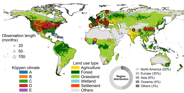 研究解析全球土壤水分40年动态与数据不确定性
