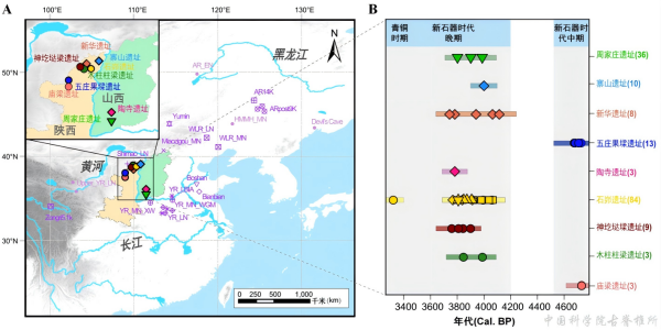 古DNA揭示石峁古城人群的遗传来源与社会结构
