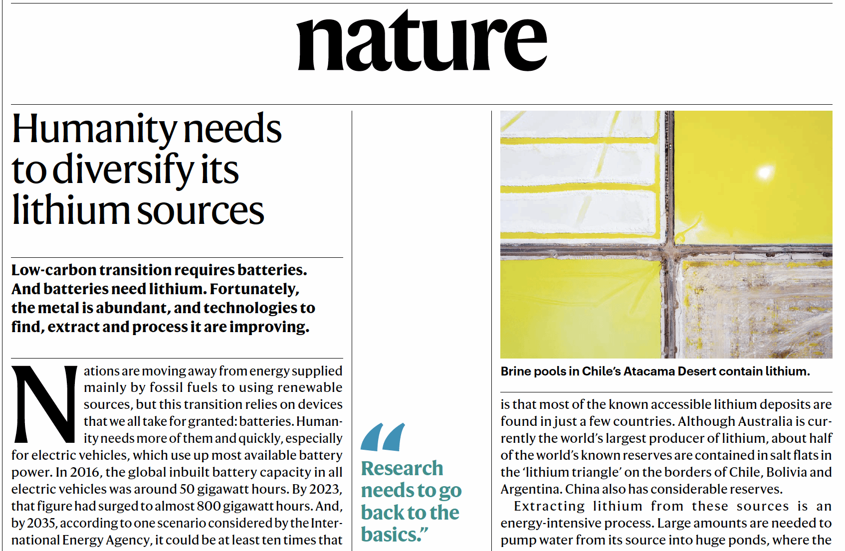 南京大学南京大学何平、周豪慎受邀《Nature》专访：“Research needs to go back to the basics”