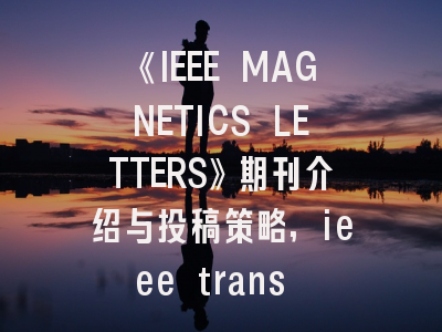 《IEEE MAGNETICS LETTERS》期刊介绍与投稿策略,ieee trans med imaging