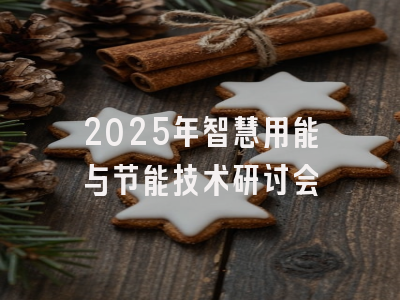 2025年智慧用能与节能技术研讨会