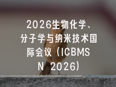 2026生物化学、分子学与纳米技术国际会议（ICBMSN 2026）
