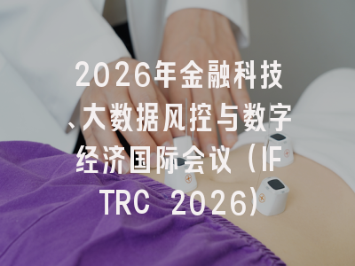 2026年金融科技、大数据风控与数字经济国际会议(IFTRC 2026)