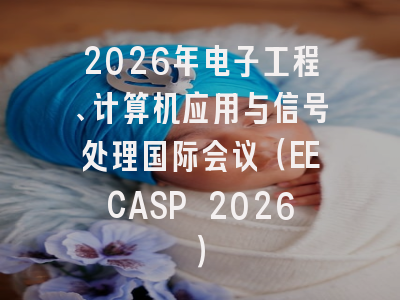 2026年电子工程、计算机应用与信号处理国际会议(EECASP 2026)