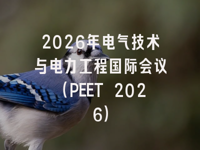 2026年电气技术与电力工程国际会议（PEET 2026）