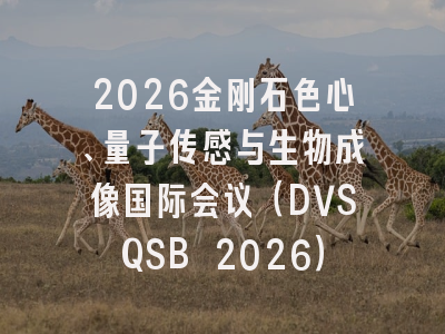 2026金刚石色心、量子传感与生物成像国际会议（DVSQSB 2026）