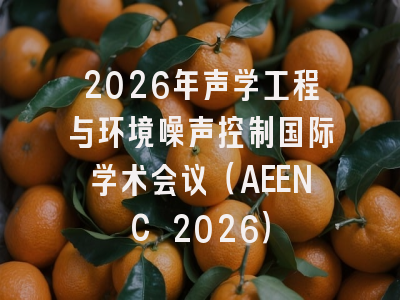 2026年声学工程与环境噪声控制国际学术会议（AEENC 2026）