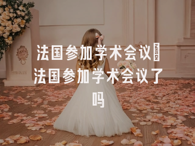 法国参加学术会议_法国参加学术会议了吗