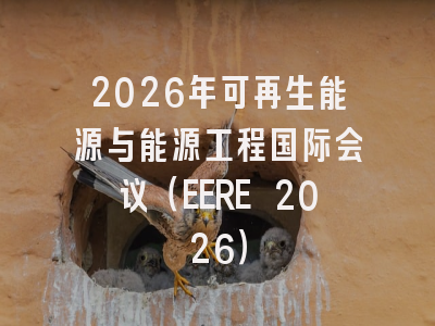 2026年可再生能源与能源工程国际会议（EERE 2026）