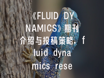 《FLUID DYNAMICS》期刊介绍与投稿策略,fluid dynamics research