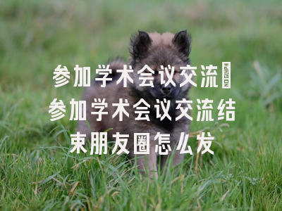 参加学术会议交流_参加学术会议交流结束朋友圈怎么发