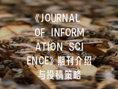 《JOURNAL OF INFORMATION SCIENCE》期刊介绍与投稿策略