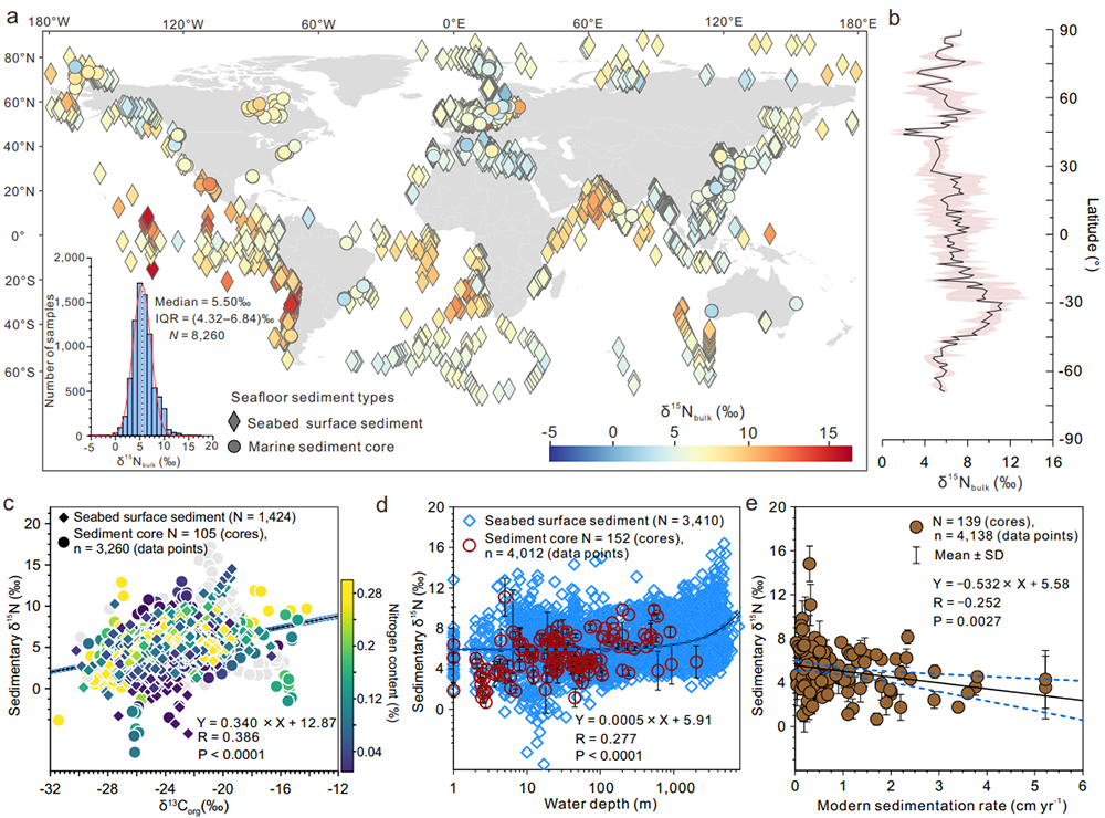 中国海洋大学在海洋沉积物氮循环研究中取得新进展