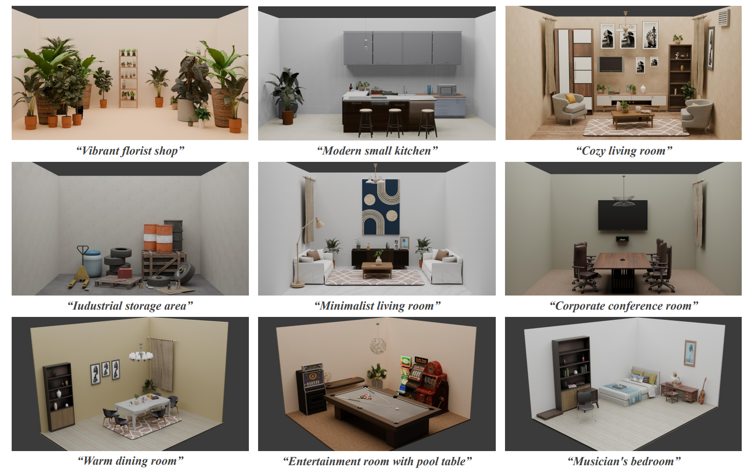 清华大学深圳国际研究生院曾龙团队合作在文本-3D场景生成技术领域取得新进展