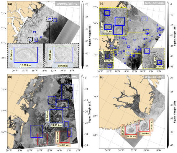 北极东格陵兰海冰边缘区涡旋研究取得进展