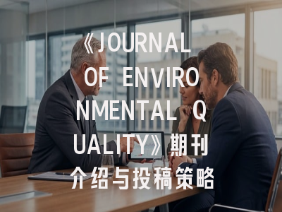 《JOURNAL OF ENVIRONMENTAL QUALITY》期刊介绍与投稿策略