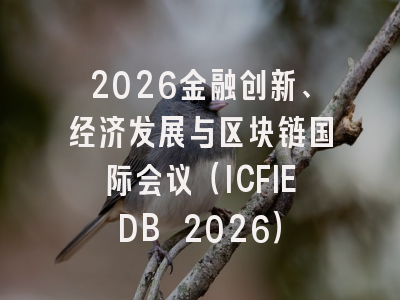 2026金融创新、经济发展与区块链国际会议（ICFIEDB 2026）