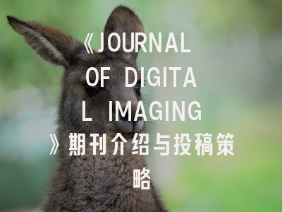 《JOURNAL OF DIGITAL IMAGING》期刊介绍与投稿策略