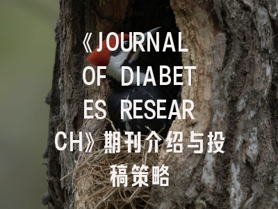 《JOURNAL OF DIABETES RESEARCH》期刊介绍与投稿策略