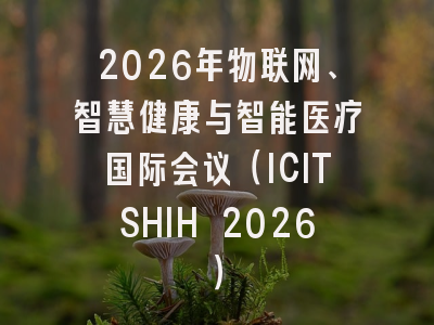 2026年物联网、智慧健康与智能医疗国际会议（ICITSHIH 2026）