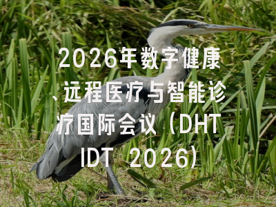 2026年数字健康、远程医疗与智能诊疗国际会议（DHTIDT 2026）