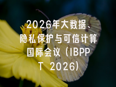 2026年大数据、隐私保护与可信计算国际会议（IBPPT 2026）