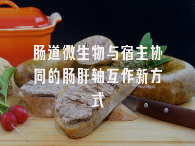 肠道微生物与宿主协同的肠肝轴互作新方式