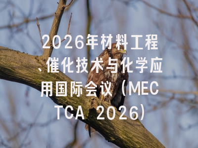 2026年材料工程、催化技术与化学应用国际会议（MECTCA 2026）