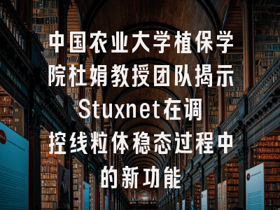 中国农业大学植保学院杜娟教授团队揭示Stuxnet在调控线粒体稳态过程中的新功能