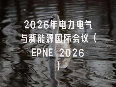 2026年电力电气与新能源国际会议（EPNE 2026）