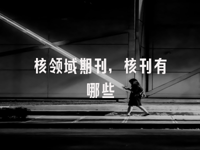 核领域期刊,核刊有哪些