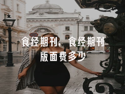 食经期刊,食经期刊版面费多少