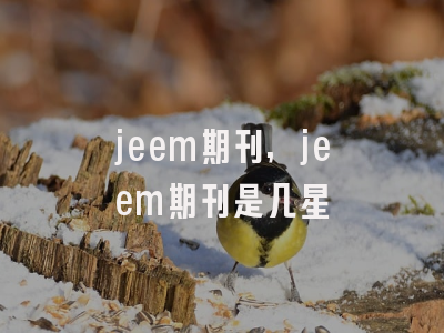 jeem期刊,jeem期刊是几星