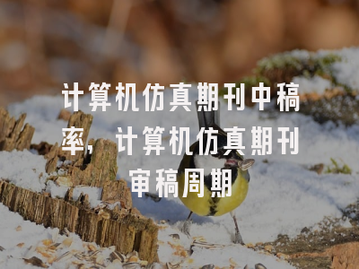 计算机仿真期刊中稿率,计算机仿真期刊审稿周期