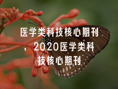 医学类科技核心期刊,2020医学类科技核心期刊