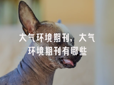 大气环境期刊,大气环境期刊有哪些