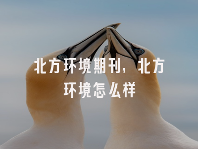 北方环境期刊,北方环境怎么样