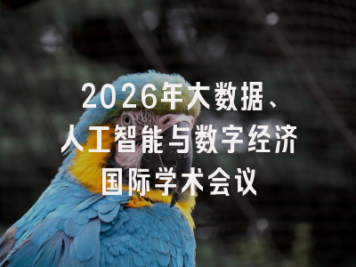 2026年大数据、人工智能与数字经济国际学术会议