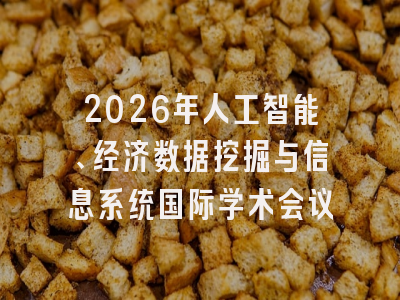 2026年人工智能、经济数据挖掘与信息系统国际学术会议