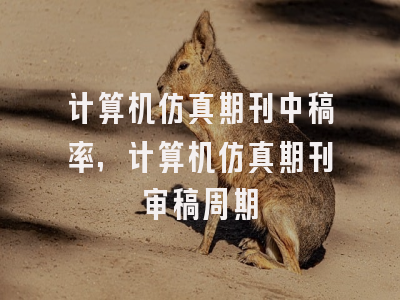 计算机仿真期刊中稿率,计算机仿真期刊审稿周期