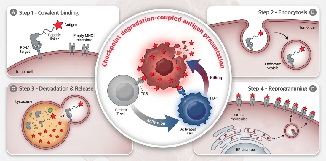 北京大学化学与分子工程学院陈鹏团队报道膜蛋白靶向降解技术驱动的癌症疫苗新策略