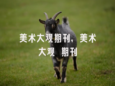 美术大观期刊,美术大观 期刊