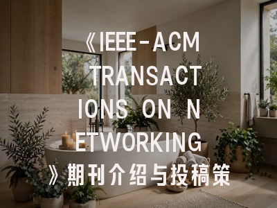 《IEEE-ACM TRANSACTIONS ON NETWORKING》期刊介绍与投稿策略